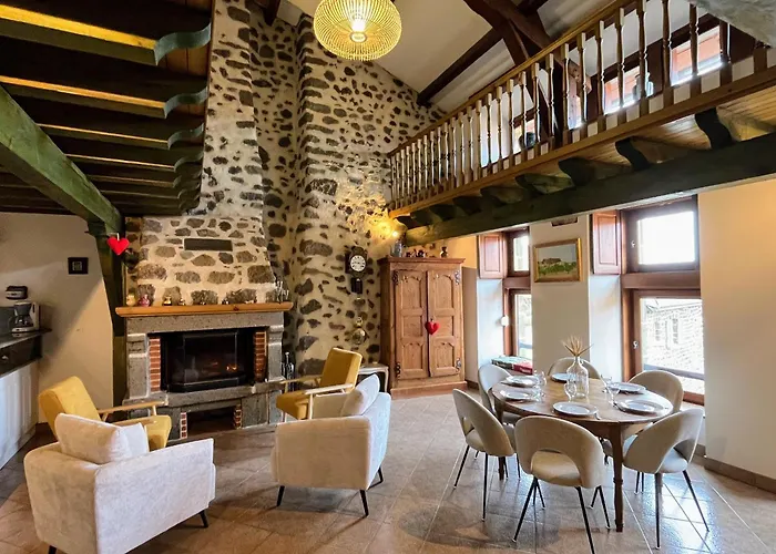 Ancien Corps De Ferme Avec Vue Imprenable - 4 Pers. - Fr-1-582-545 Дом отдыха Polignac (Haute-Loire)